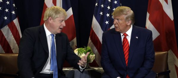 President Donald Trump meets with British Prime Minister Boris Johnson - Sputnik International