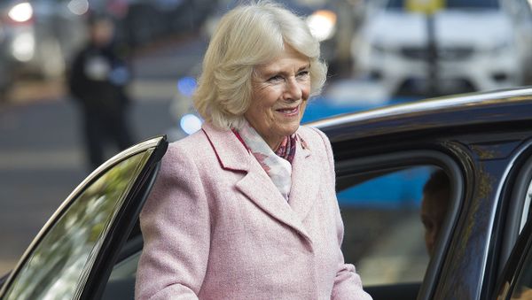 Britain's Camilla, Duchess of Cornwall reacts during a visit to Swiss Cottage Farmers Market in London on November 6, 2019 Britain's Camilla, Duchess of Cornwall reacts during a visit to Swiss Cottage Farmers Market in London on November 6, 2019 - Sputnik International