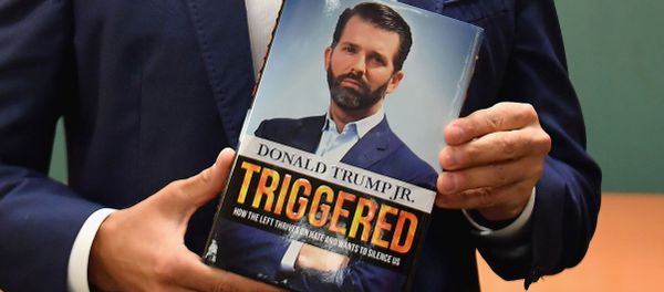 Donald Trump Jr., holds his new Book Triggered: How the Left Thrives on Hate and Wants to Silence Us at Barnes & Noble on 5th Avenue on November 5, 2019 in New York - Sputnik International