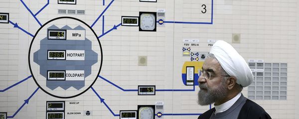  In this Jan. 13, 2015, file photo released by the Iranian President's Office, President Hassan Rouhani visits the Bushehr nuclear power plant just outside of Bushehr, Iran.  - Sputnik International