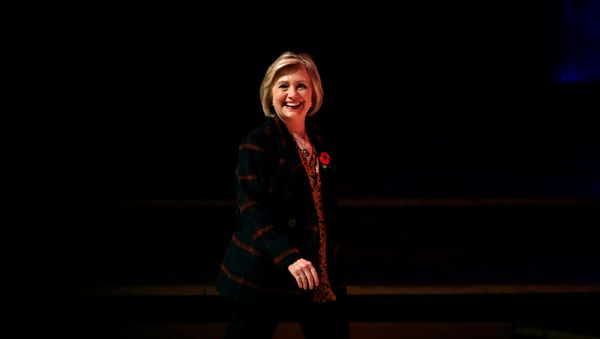 Former U.S. Secretary of State Hillary Clinton arrives to attend an event promoting The Book of Gutsy Women at the Southbank Centre in London, Britain, November 10, 2019 Former U.S. Secretary of State Hillary Clinton arrives to attend an event promoting The Book of Gutsy Women at the Southbank Centre in London, Britain, November 10, 2019 - Sputnik International