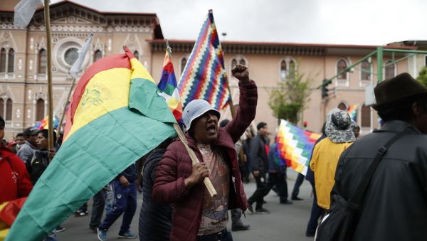 Supporters of former President Evo Morales - Sputnik International