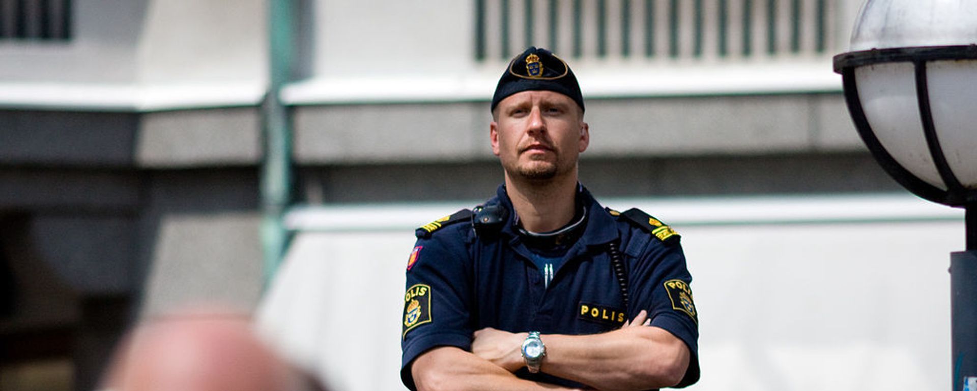 A police officer in Helsingborg (Sweden) A police officer in Helsingborg (Sweden) - Sputnik International, 1920, 30.11.2019