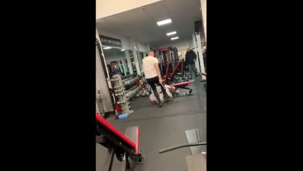 Fight in a gym in England - Sputnik International