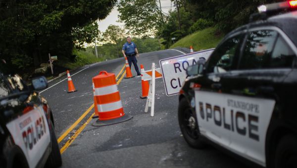 Police officer in Stanhope, New Jersey - Sputnik International
