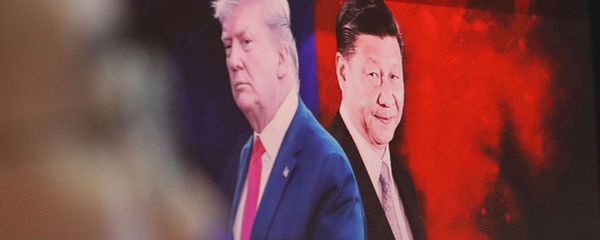 Images of Chinese President Xi Jinping and U.S. President Donald Trump - Sputnik International