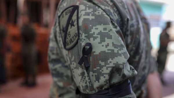 A Mexican army soldier in Veracruz, Mexico - Sputnik International