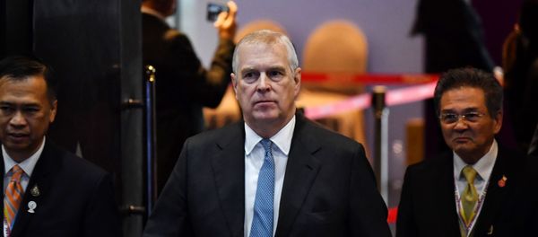 In this file photo taken on November 03, 2019, Britain's Prince Andrew, Duke of York arrives for the ASEAN Business and Investment Summit in Bangkok on November 3, 2019. In this file photo taken on November 03, 2019, Britain's Prince Andrew, Duke of York arrives for the ASEAN Business and Investment Summit in Bangkok on November 3, 2019. - Sputnik International
