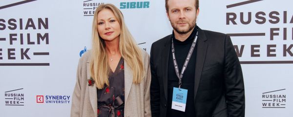 Russian director Klim Shipenko and star actress Maria Mironova pose ahead of the screening of the film 'Servant' at the ODEON Luxe Leicester Square in London, UK on 24 November. - Sputnik International