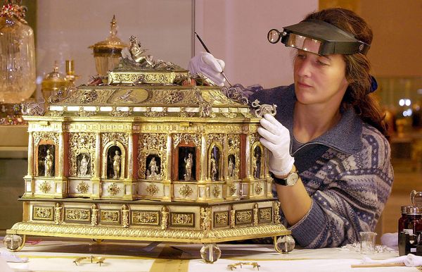 Before the Heist: Interiors, Showpieces and Renowned Visitors to Dresden's Green Vault Museum Before the Heist: Interiors, Showpieces and Renowned Visitors to Dresden's Green Vault Museum - Sputnik International