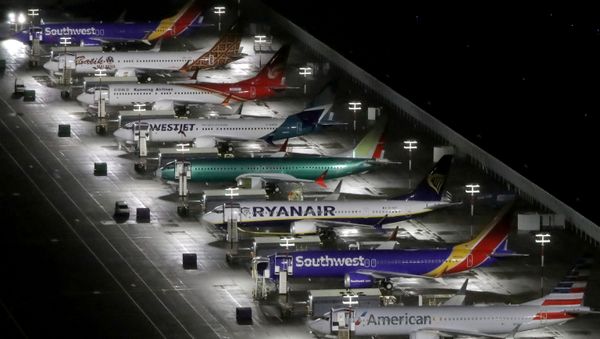 Boeing 737 Max airplanes at Boeing Field in Seattle, Washington Boeing 737 Max airplanes at Boeing Field in Seattle, Washington - Sputnik International