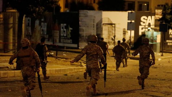 Lebanese army soldiers in Beirut, Lebanon - Sputnik International