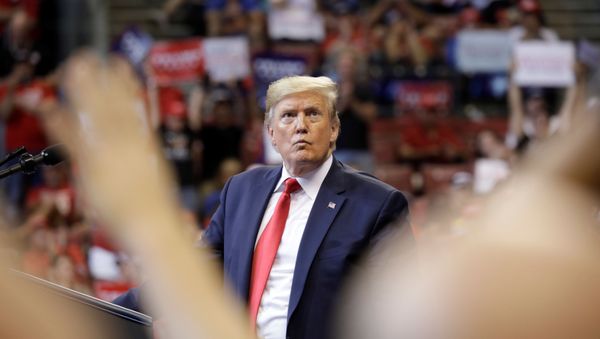 US President Donald Trump holds a campaign rally in Sunrise, Florida, U.S., November 26, 2019. - Sputnik International
