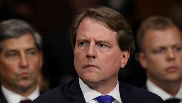 White House Counsel Don McGahn in the Dirksen Senate Office Building on Capitol Hill in Washington White House Counsel Don McGahn in the Dirksen Senate Office Building on Capitol Hill in Washington - Sputnik International