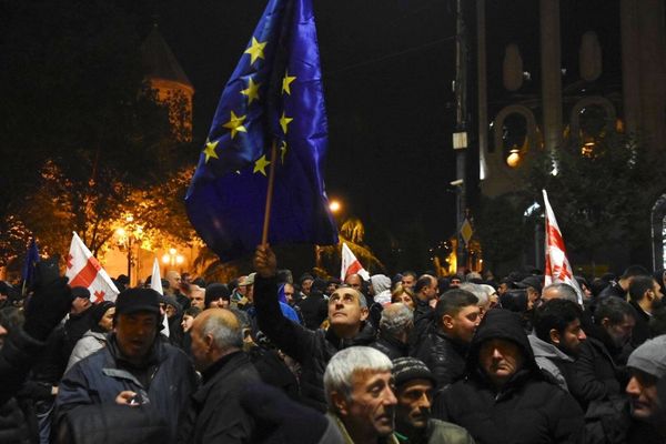 Protesters in Tbilisi, Georgia Protesters in Tbilisi, Georgia - Sputnik International
