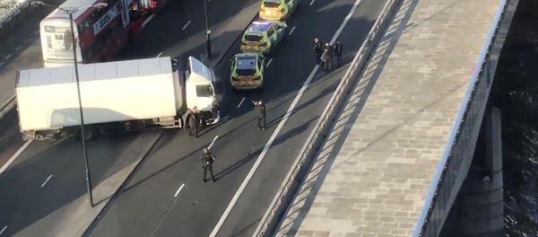 The scene on London Bridge in the aftermath of a reported shooting,  in London, Britain, November 29, 2019 in this still image obtained from a social media video.  - Sputnik International