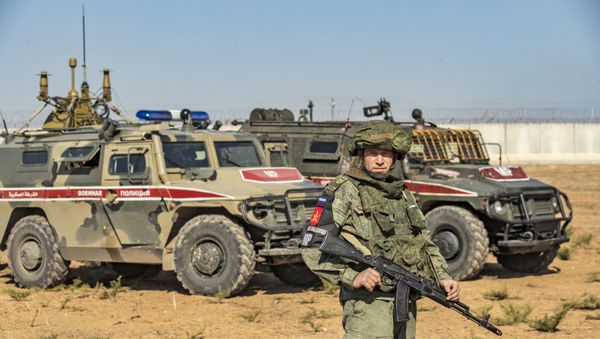 Russian military police near the town of Darbasiyah in Syria's northeastern Hasakeh province - Sputnik International