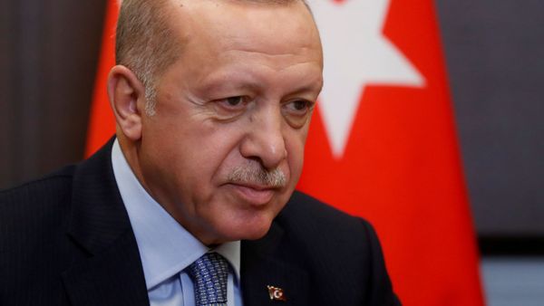 FILE PHOTO: Turkish President Recep Tayyip Erdogan attends a meeting with Russian President Vladimir Putin in the Black sea resort of Sochi, Russia, 22 October 2019 - Sputnik International