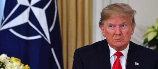 US President Donald Trump speaks during his meeting with Nato Secretary General Jens Stoltenberg at Winfield House, London on December 3, 2019. - Sputnik International