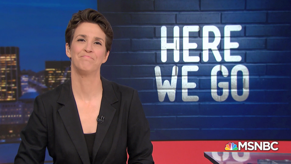 Rachel Maddow during a July 22, 2019, segment about One America News Network - Sputnik International