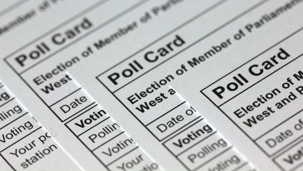 A photograph taken in London on November 14, 2019 shows polling cards for the 2019 UK general election arranged as an illustration. A photograph taken in London on November 14, 2019 shows polling cards for the 2019 UK general election arranged as an illustration. - Sputnik International
