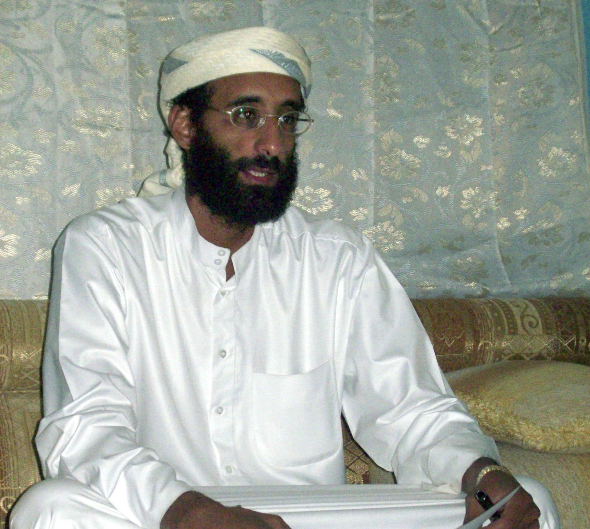 FILE - This October 2008, file photo shows Imam Anwar al-Awlaki in Yemen FILE - This October 2008, file photo shows Imam Anwar al-Awlaki in Yemen - Sputnik International, 1920, 07.09.2021