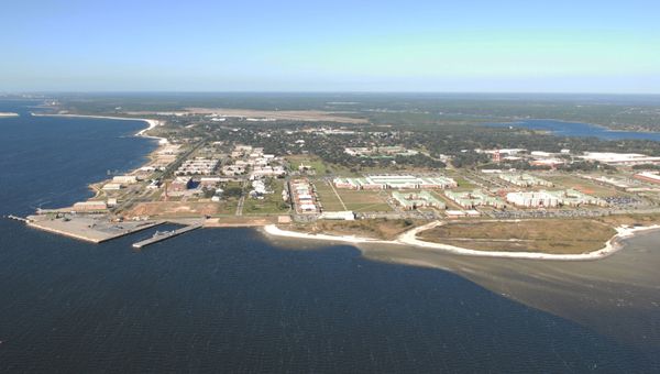 Naval Air Station Pensacola is seen in an aerial view in Pensacola, Florida, U.S. August 14, 2012. Picture taken August 14, 2012. U.S.  - Sputnik International