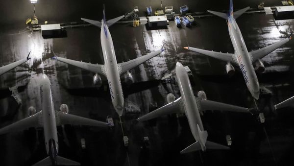 Aerial photos show Boeing 737 Max airplanes on the tarmac in Seattle Aerial photos show Boeing 737 Max airplanes on the tarmac in Seattle - Sputnik International