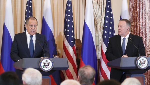 Russian Foreign Minister Sergei Lavrov and US Secretary of State Mike Pompeo held a meeting in the United States - Sputnik International