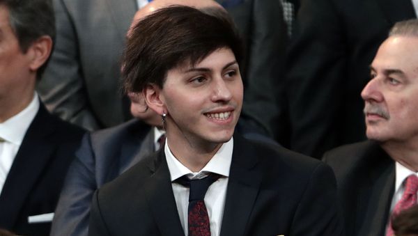 Estanislao Fernandez, Argentina's new president Alberto Fernandez's son, attends the inauguration ceremony of Argentina's new President Alberto Fernandez, in Buenos Aires on December 10, 2019 - Sputnik International