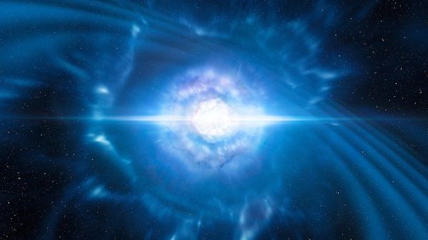 Artist’s impression of merging neutron stars - Sputnik International