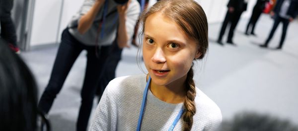 Climate change activist Greta Thunberg speaks to media during COP25 climate summit in Madrid, Spain, December 9, 2019 Climate change activist Greta Thunberg speaks to media during COP25 climate summit in Madrid, Spain, December 9, 2019 - Sputnik International