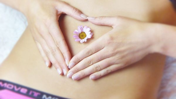 Woman belly flower - Sputnik International