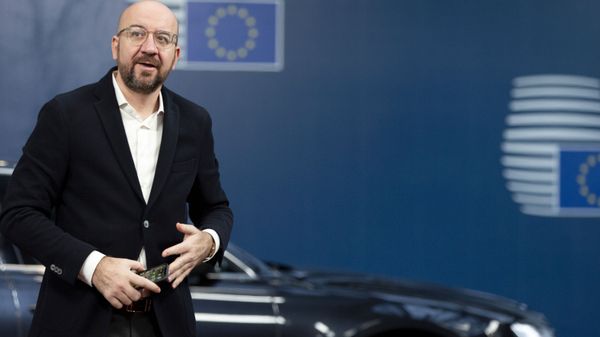   Incoming President of the European Council Charles Michel arrives at the EU Council building in Brussels, Monday, Nov. 25, 2019. - Sputnik International