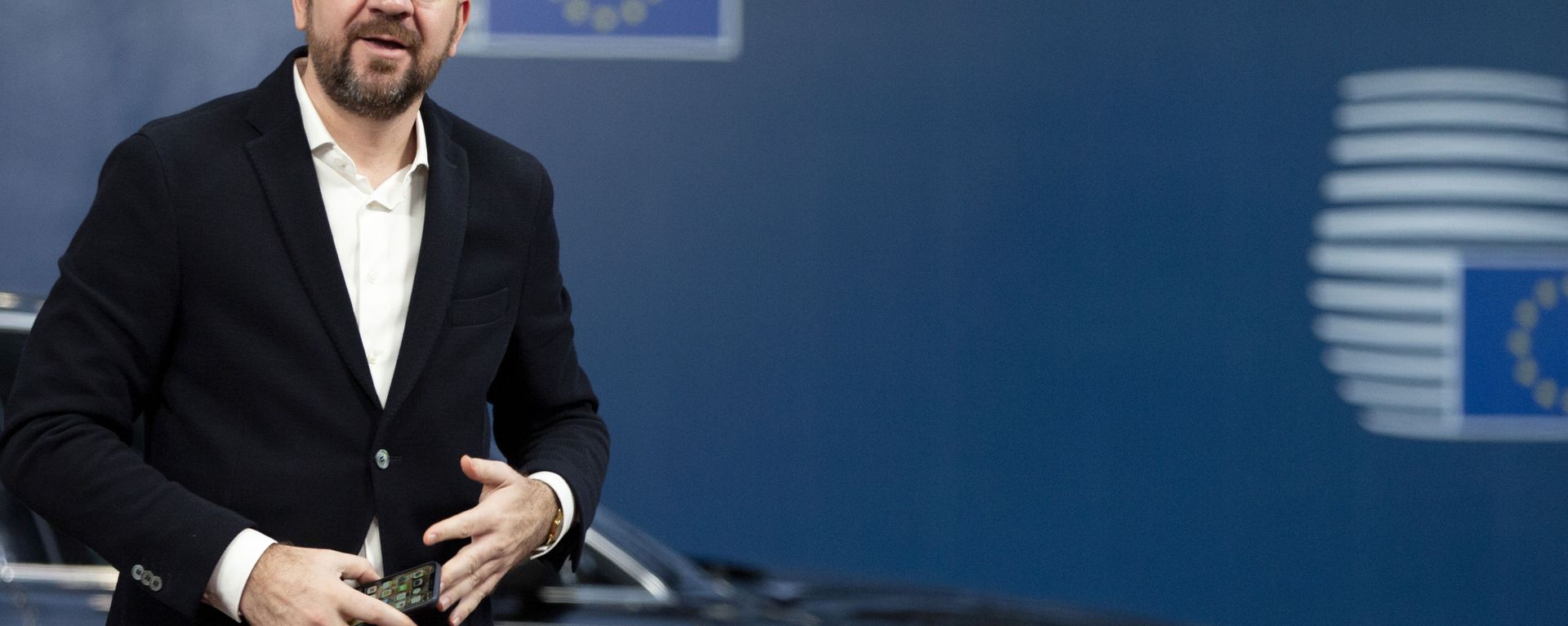   Incoming President of the European Council Charles Michel arrives at the EU Council building in Brussels, Monday, Nov. 25, 2019. - Sputnik International, 1920, 21.12.2022