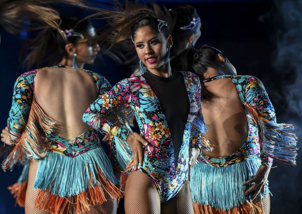 Dancers from Argentina perform at the World Latin Dance Cup in Medellin, Colombia, on December 11, 2019. - The World Latin Dance Cup takes place until the 13th of December Dancers from Argentina perform at the World Latin Dance Cup in Medellin, Colombia, on December 11, 2019. - The World Latin Dance Cup takes place until the 13th of December - Sputnik International