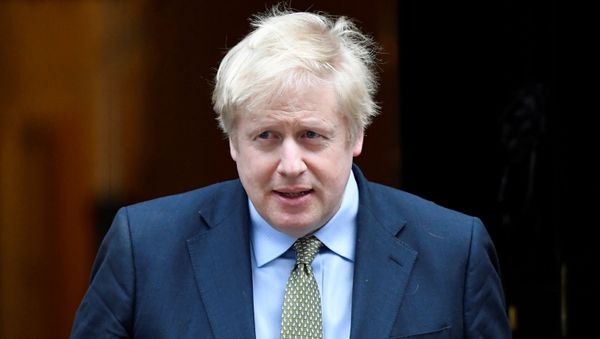 Britain's Prime Minister Boris Johnson leaves Downing Street on his way to Buckingham Palace after the general election in London, Britain, December 13, 2019 - Sputnik International