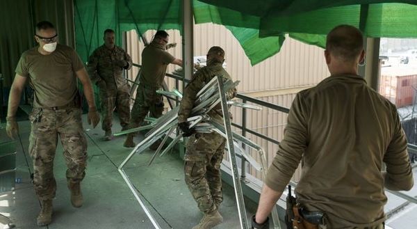 Photos Released Inside US Bagram Air Base’s Passenger Terminal Attacked by Taliban Photos Released Inside US Bagram Air Base’s Passenger Terminal Attacked by Taliban - Sputnik International