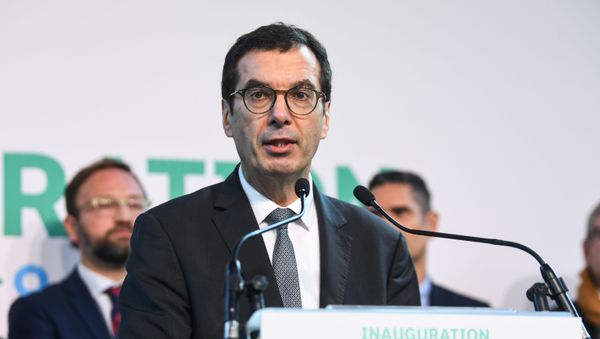 CEO of the French railway company SNCF Jean-Pierre Farandou in Chambery - Sputnik International