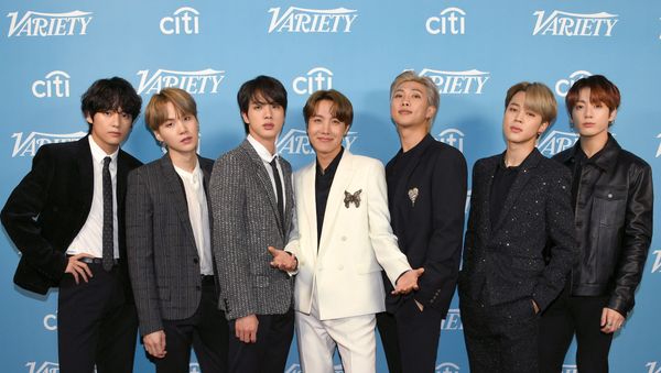 V, SUGA, Jin, J-Hope, RM, Jimin, and Jungkook of BTS attend the 2019 Variety's Hitmakers Brunch at Soho House on December 07, 2019 in West Hollywood, California. - Sputnik International