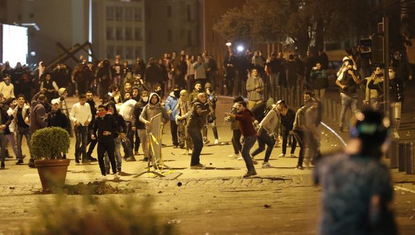 Anti-government protesters in downtown Beirut, Lebanon - Sputnik International