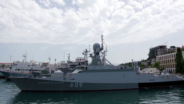 Russian Guided Missile Corvette Vyshny Volochek - Sputnik International