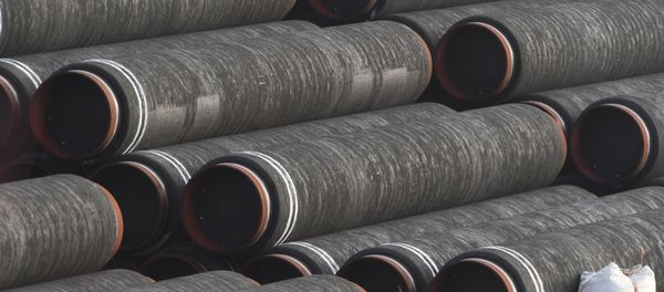 Tubes for the construction of the Nord Stream 2 pipeline - Sputnik International
