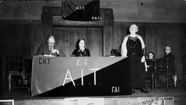 Emma Goldman speaking at a rally in London - Sputnik International