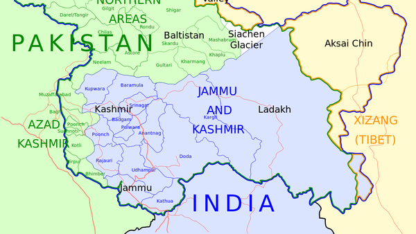  Map of Kashmir - Sputnik International