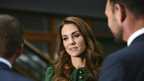 Britain's Kate, the Duchess of Cambridge meets junior players and staff - Sputnik International