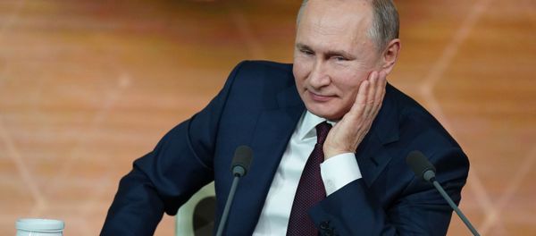  Russian President Vladimir Putin's annual news conference, in Moscow, Russia - Sputnik International