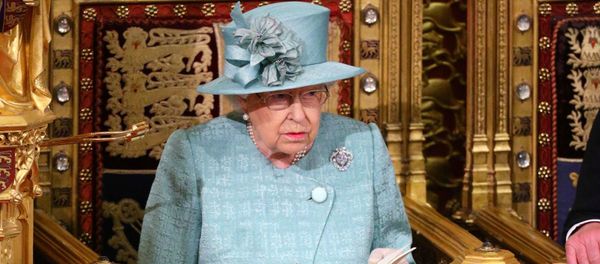 Britain's Queen Elizabeth delivers the Queen's Speech during the State Opening of Parliament in the House of Lords at the Palace of Westminster in London, Britain December 19, 2019. Britain's Queen Elizabeth delivers the Queen's Speech during the State Opening of Parliament in the House of Lords at the Palace of Westminster in London, Britain December 19, 2019. - Sputnik International