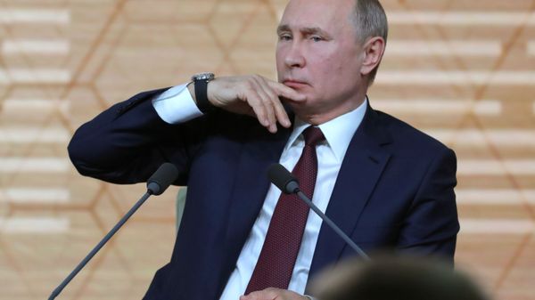 Russian President Vladimir Putin's annual news conference, in Moscow, Russia Russian President Vladimir Putin's annual news conference, in Moscow, Russia - Sputnik International