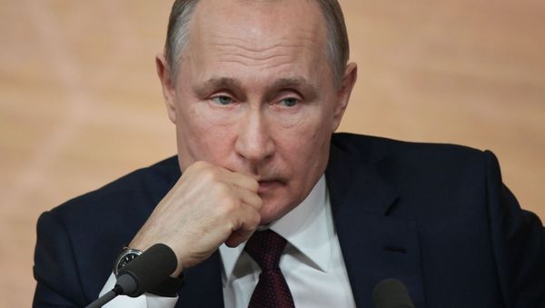 Russian President Vladimir Putin's annual news conference, in Moscow, Russia - Sputnik International